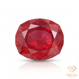 Natural Purplish Red Ruby | 5.73 Carat African Ruby | Custom Cut Heated & Glass-Filled Collector Gemstone