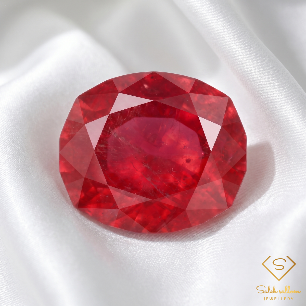 Natural Purplish Red Ruby | 5.73 Carat African Ruby | Custom Cut Heated & Glass-Filled Collector Gemstone