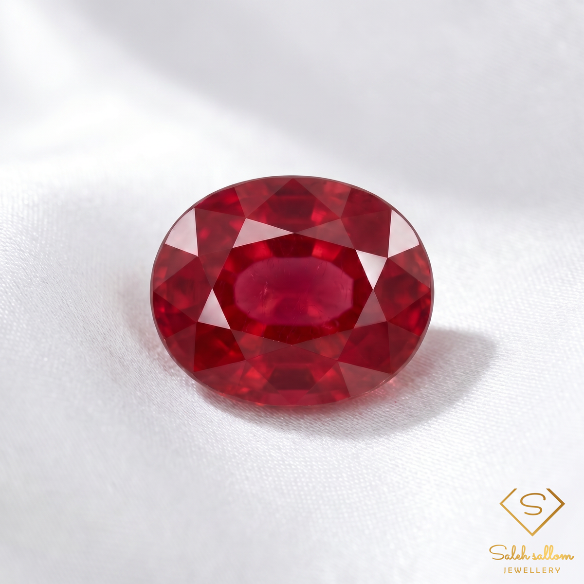 Natural Red Ruby | 4.19 Carat Oval Cut Ruby | Heated & Glass-Filled Collector Gemstone
