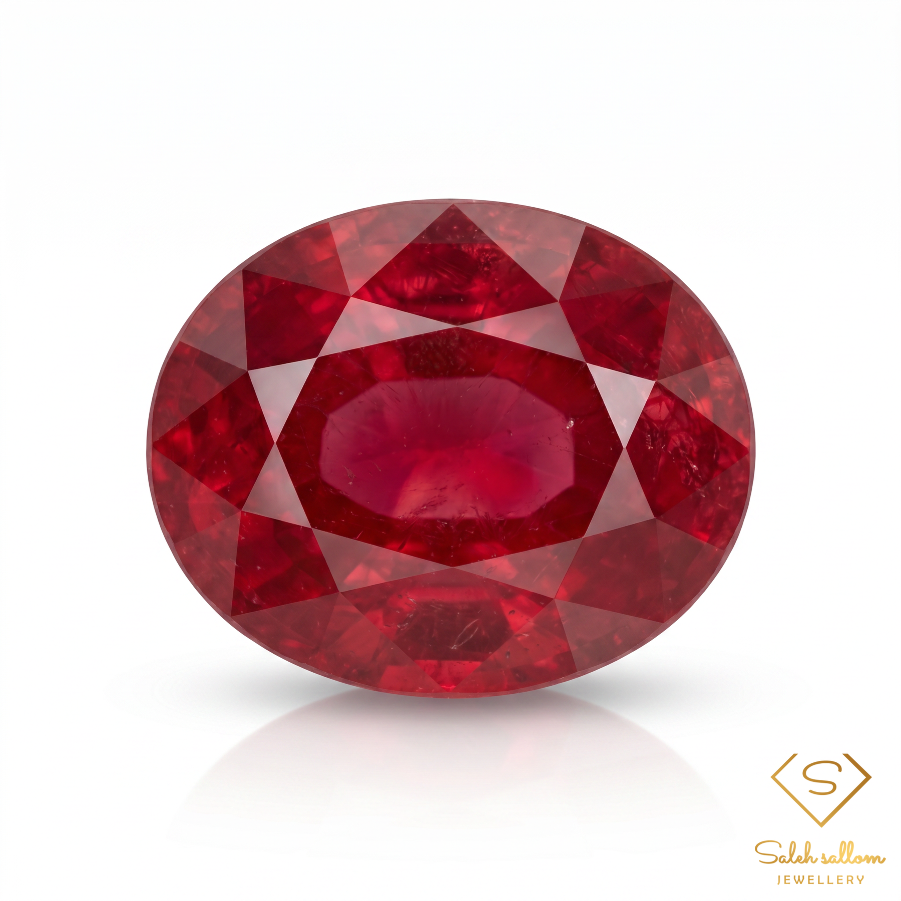 Natural Red Ruby | 10.58 Carat Oval Cut Ruby | African Origin | Heated & Glass-Filled Collector Gemstone