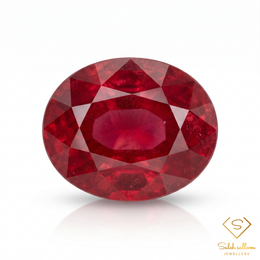 Natural Red Ruby | 10.58 Carat Oval Cut Ruby | African Origin | Heated & Glass-Filled Collector Gemstone