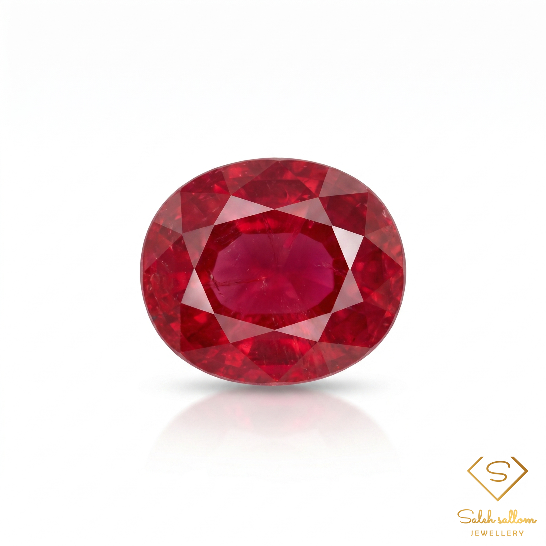 Natural Red Ruby | 10.86 Carat Oval Cut Ruby | African Origin | Heated & Glass-Filled Collector Gemstone