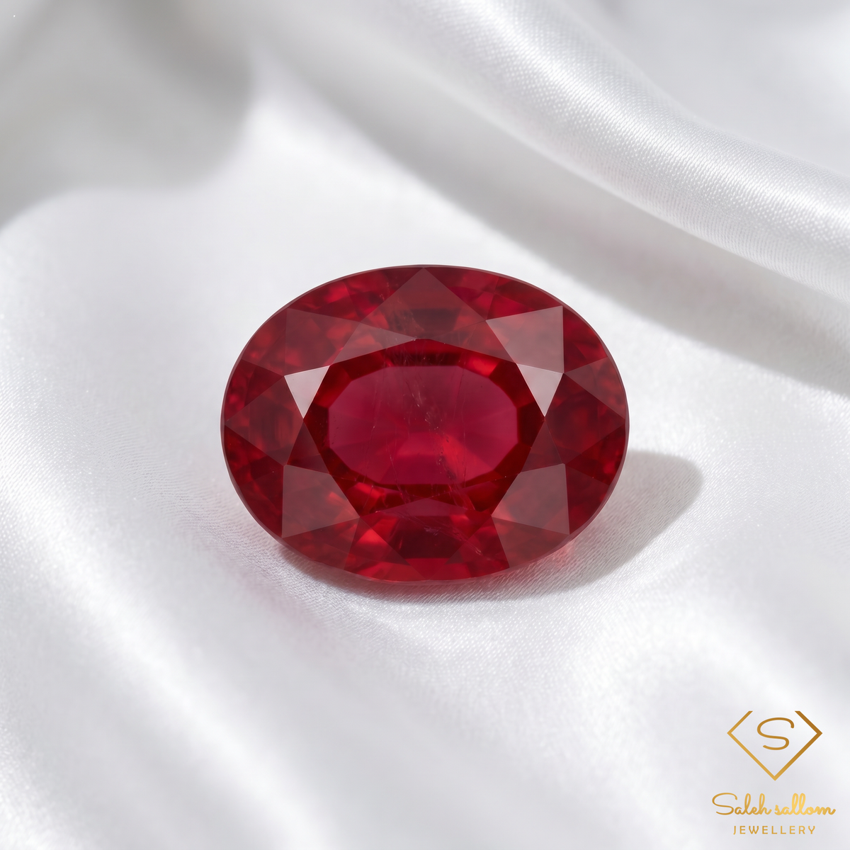 Natural Red Ruby | 5.15 Carat Oval Cut Ruby | Mozambique Origin | Heated & Glass-Filled Gemstone