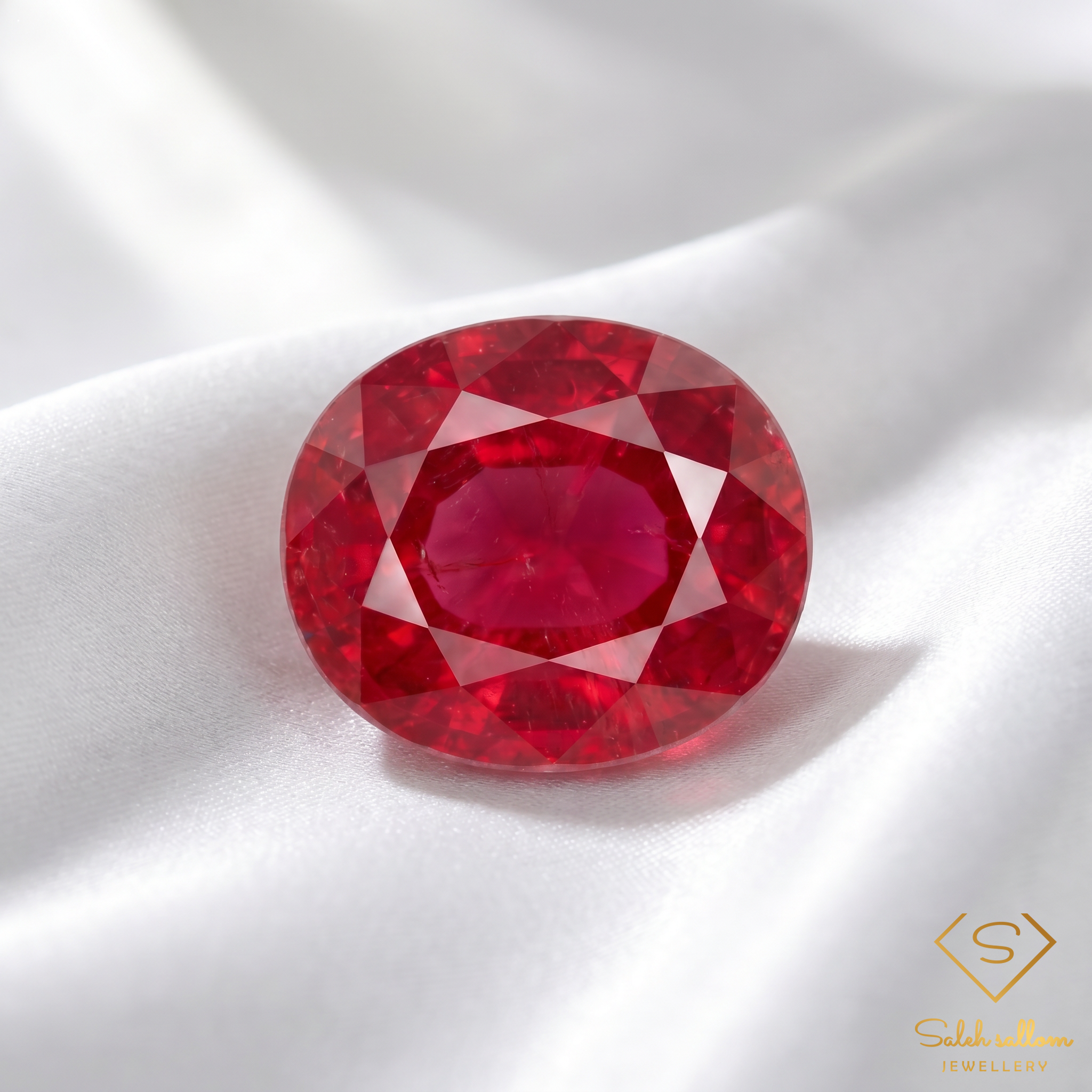 Natural Red Ruby | 10.86 Carat Oval Cut Ruby | African Origin | Heated & Glass-Filled Collector Gemstone Secondary image
