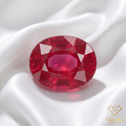 Natural Reddish Pink Ruby | 2.34 Carat Oval Cut Ruby | Mozambique Origin | Heated & Glass-Filled Gemstone