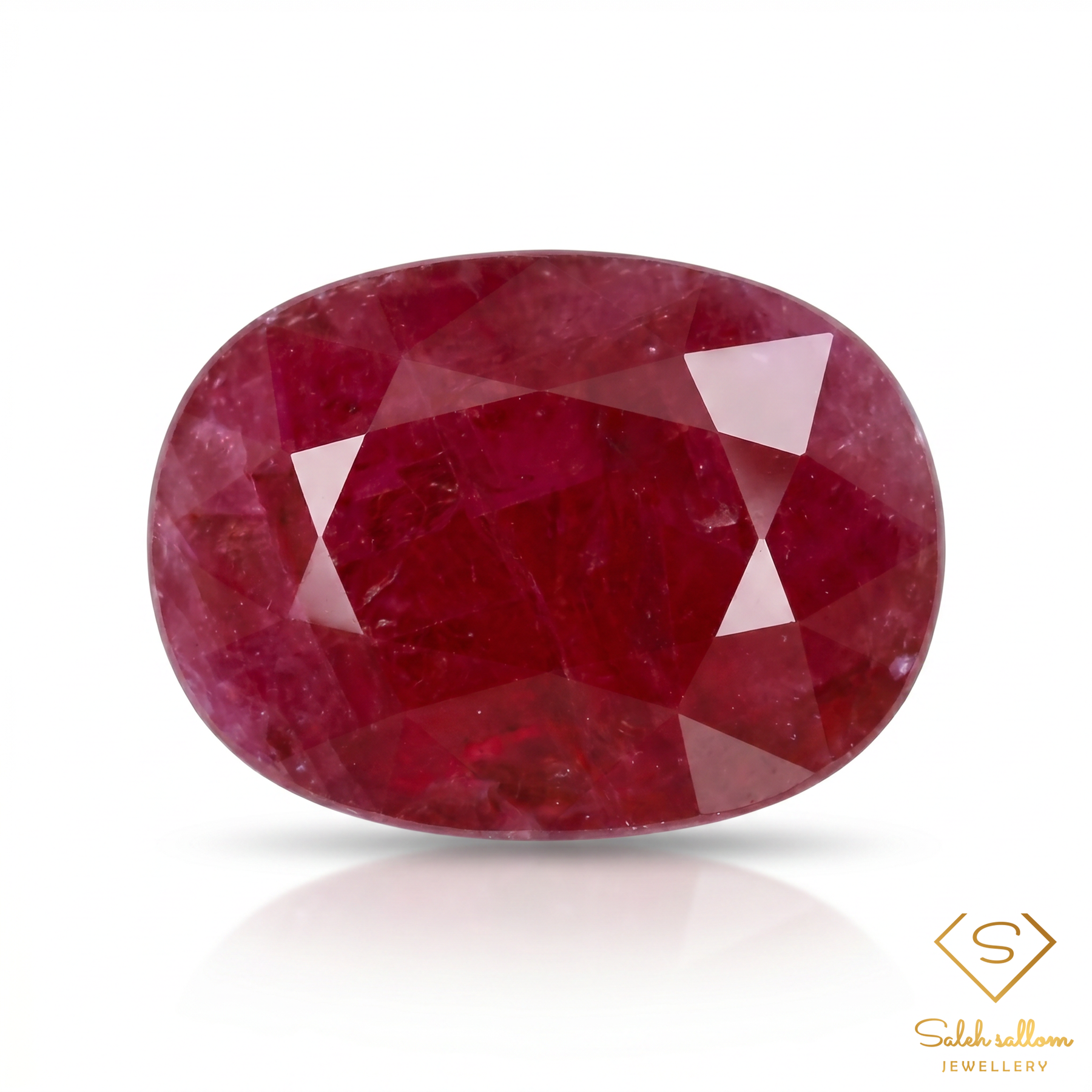 Natural Purplish Red Ruby | 5.30 Carat Oval Cut Ruby | Tanzania Origin Gemstone
