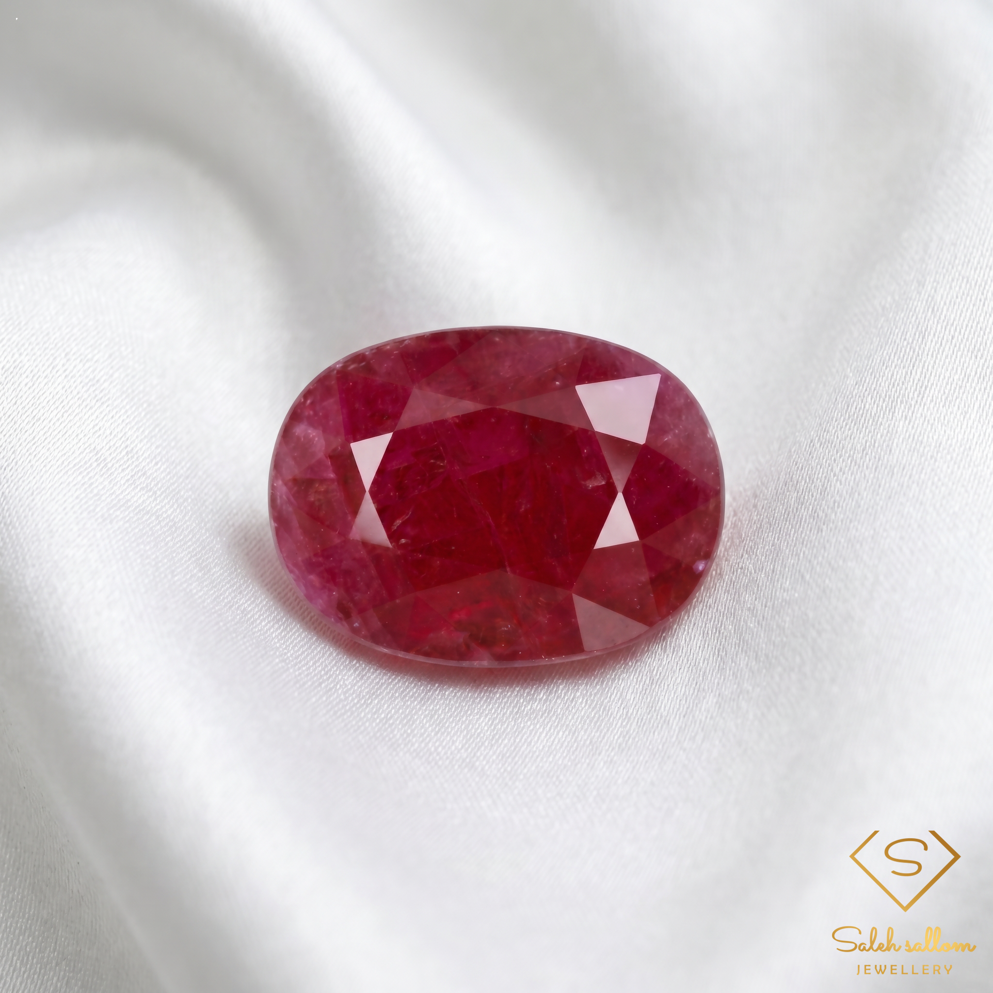 Natural Purplish Red Ruby | 5.30 Carat Oval Cut Ruby | Tanzania Origin Gemstone Secondary image