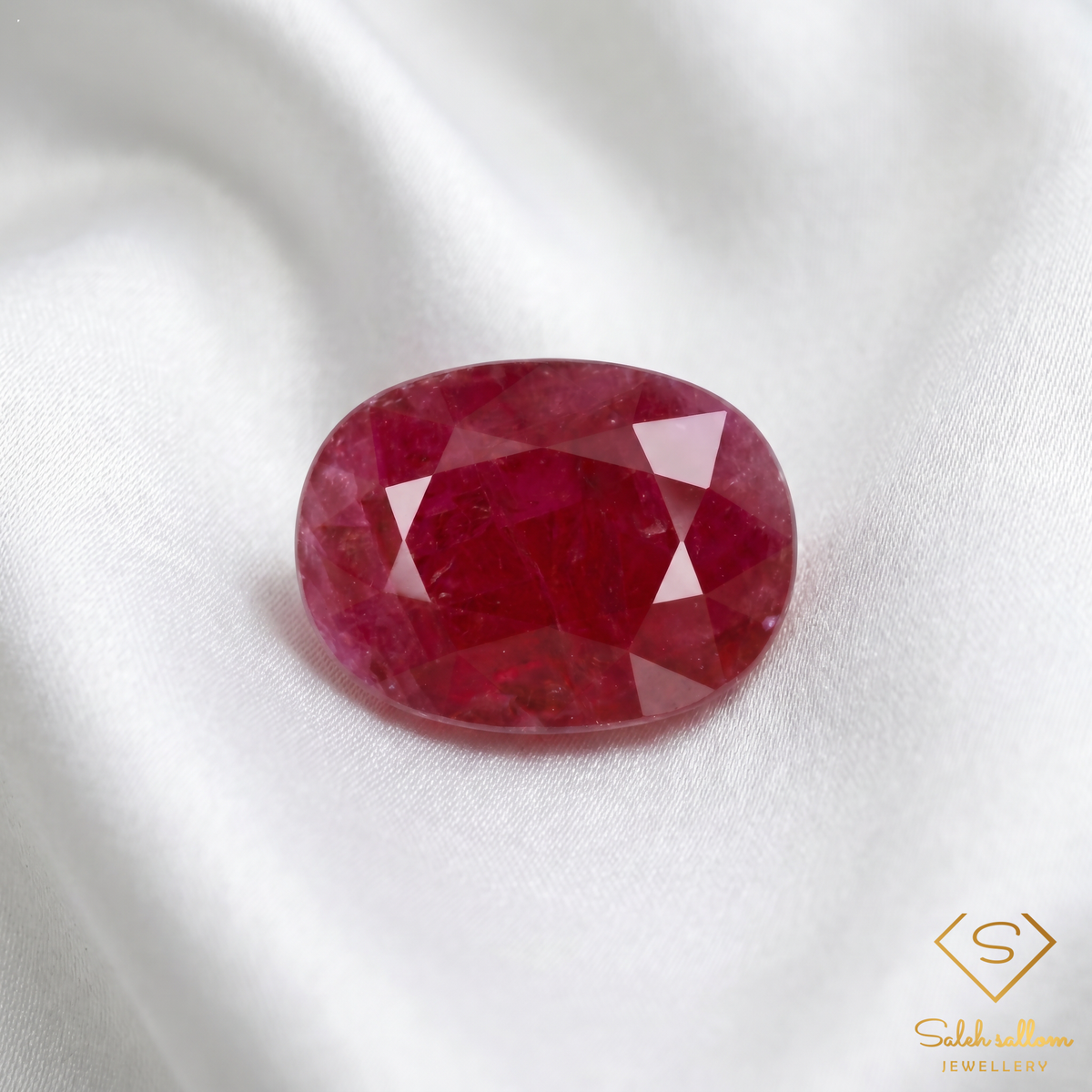 Natural Purplish Red Ruby | 5.30 Carat Oval Cut Ruby | Tanzania Origin Gemstone