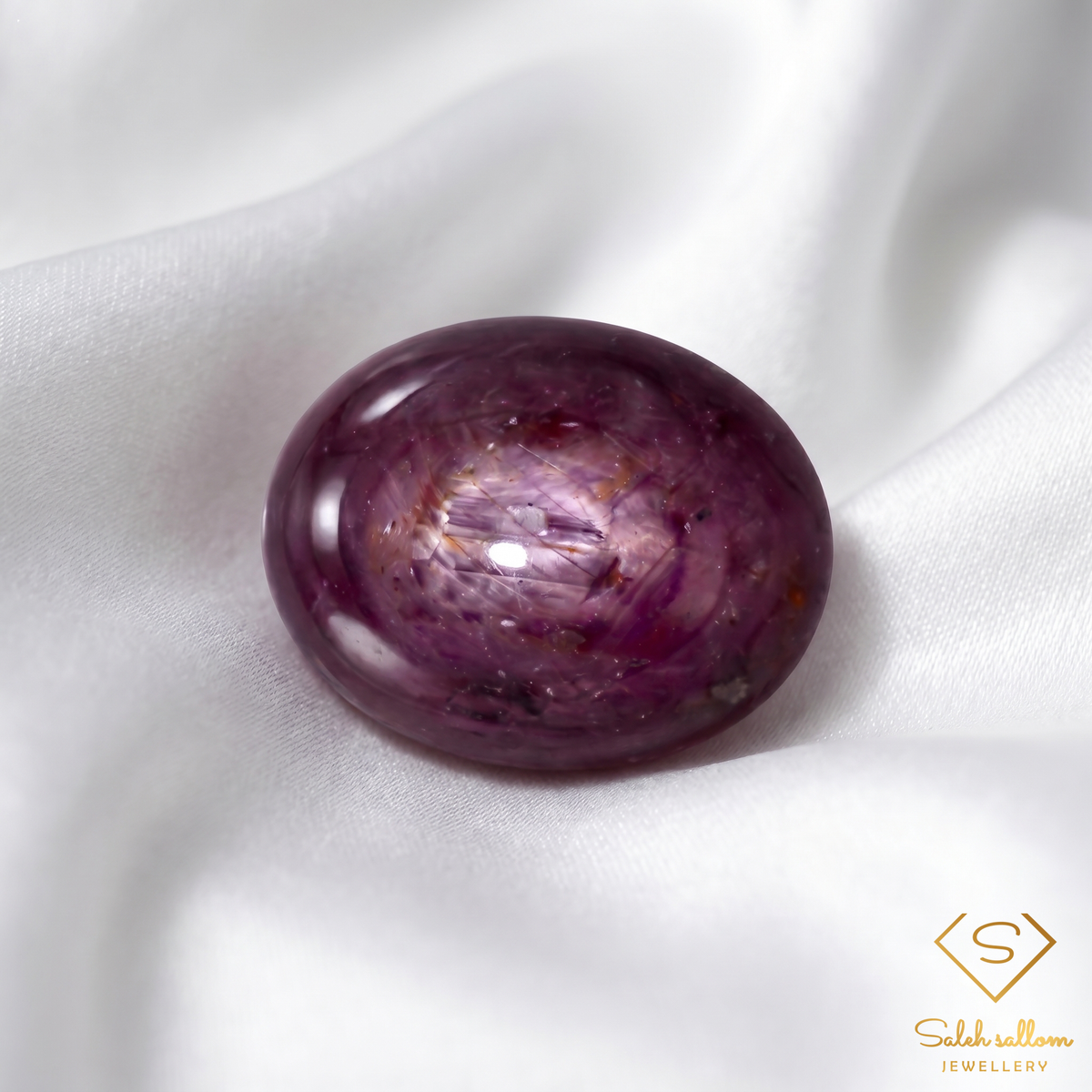 Natural Unheated 6-Ray Star Ruby | 6.09 Carat Oval Cabochon | African Collector Gemstone
