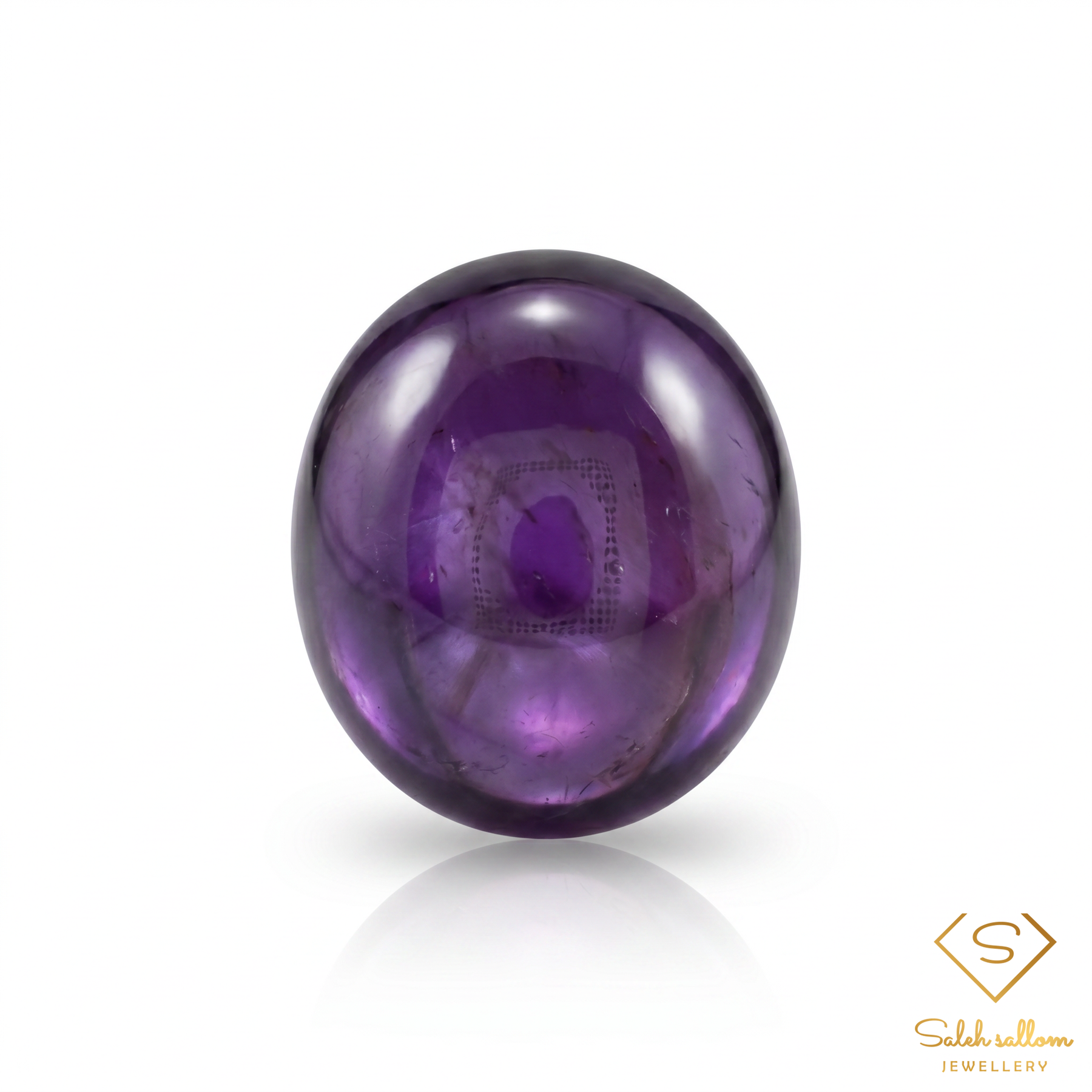 Natural Purple Sapphire | 31.22 Carat Oval Cabochon | Collector-Grade Sapphire Gemstone
