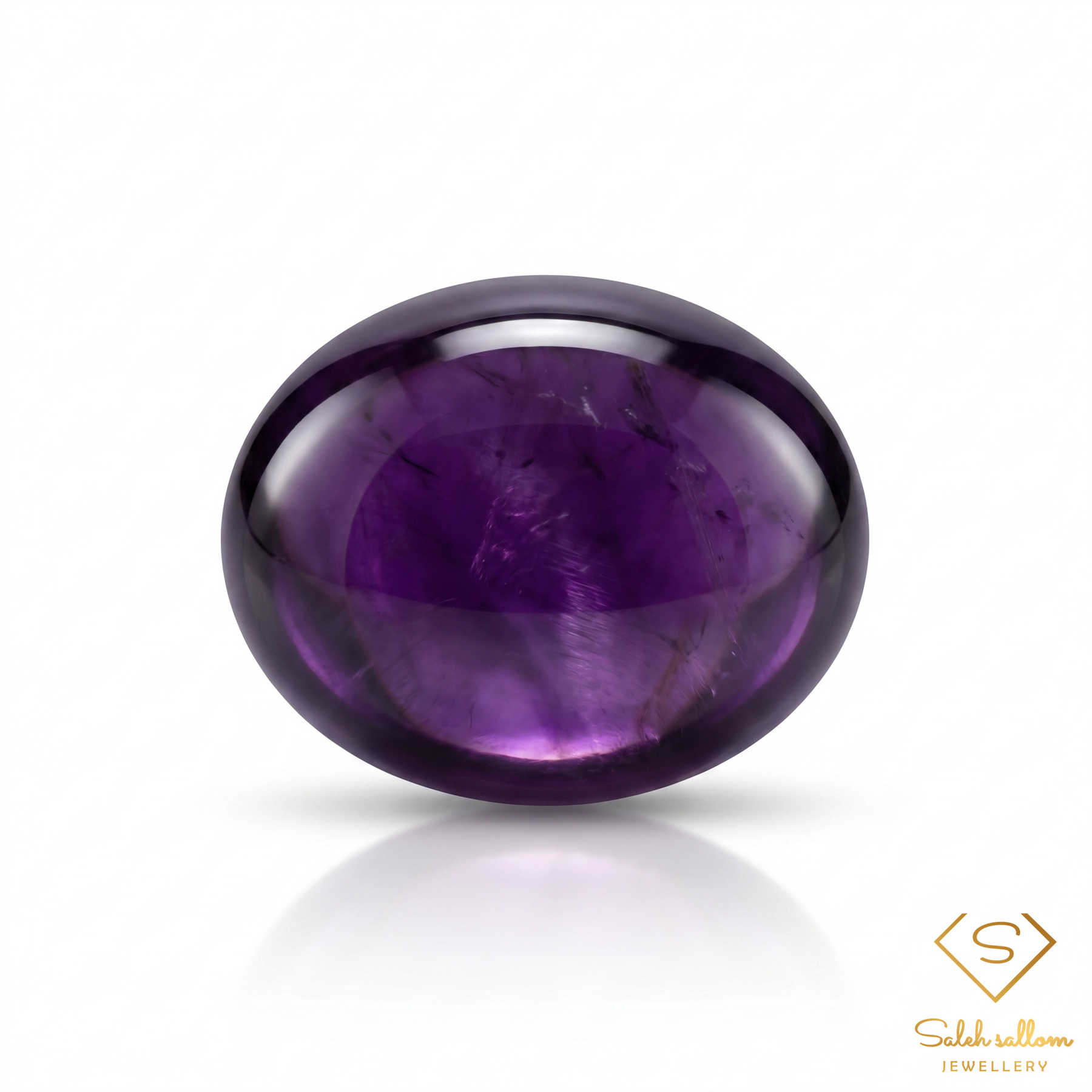 Natural Unheated Purplish Red Ruby | 9.60 Carat Oval Cabochon | Guinea Collector Gemstone