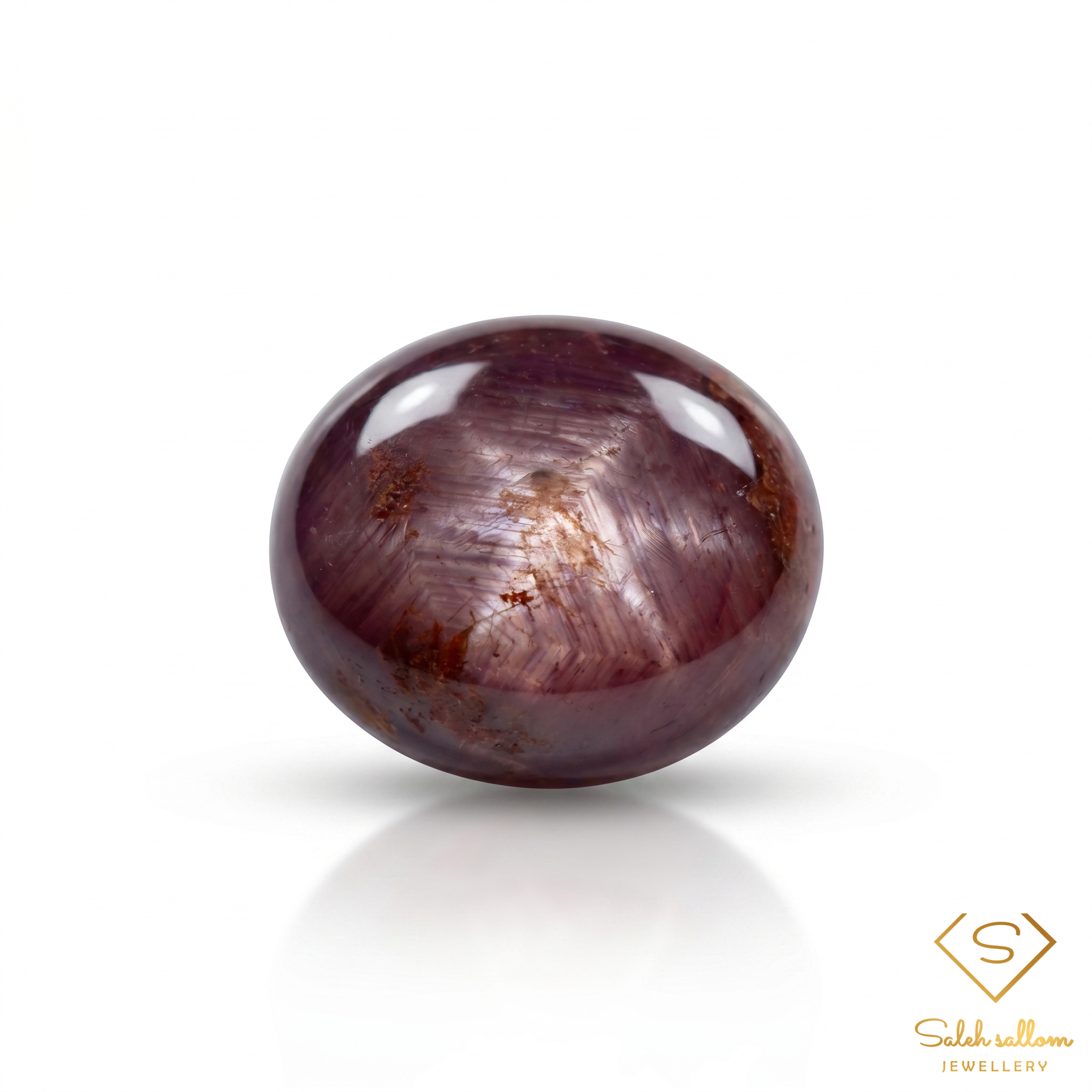 Natural Unheated 6-Ray Star Ruby | 11.93 Carat Oval Cabochon | African Collector Gemstone