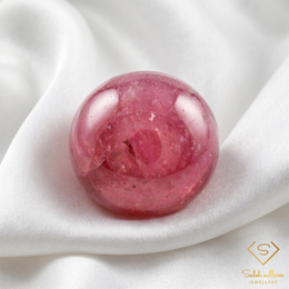 Natural Heated Reddish Purple Sapphire | 26.09 Carat Oval Cabochon | African Collector Gemstone