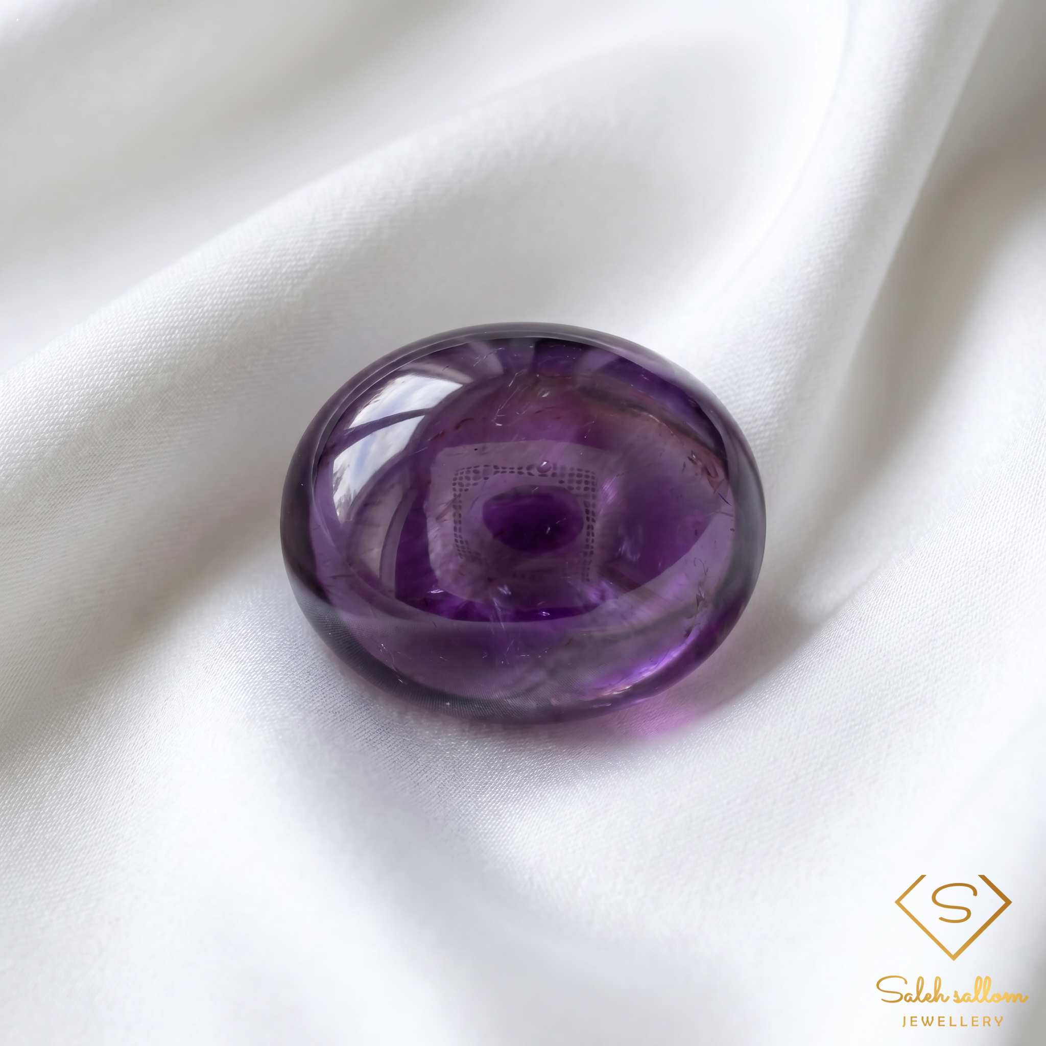Natural Purple Sapphire | 31.22 Carat Oval Cabochon | Collector-Grade Sapphire Gemstone Secondary image