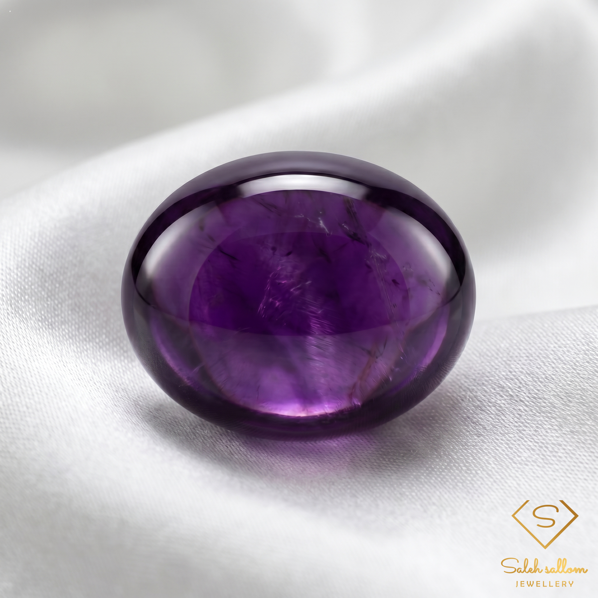 Natural Unheated Purplish Red Ruby | 9.60 Carat Oval Cabochon | Guinea Collector Gemstone