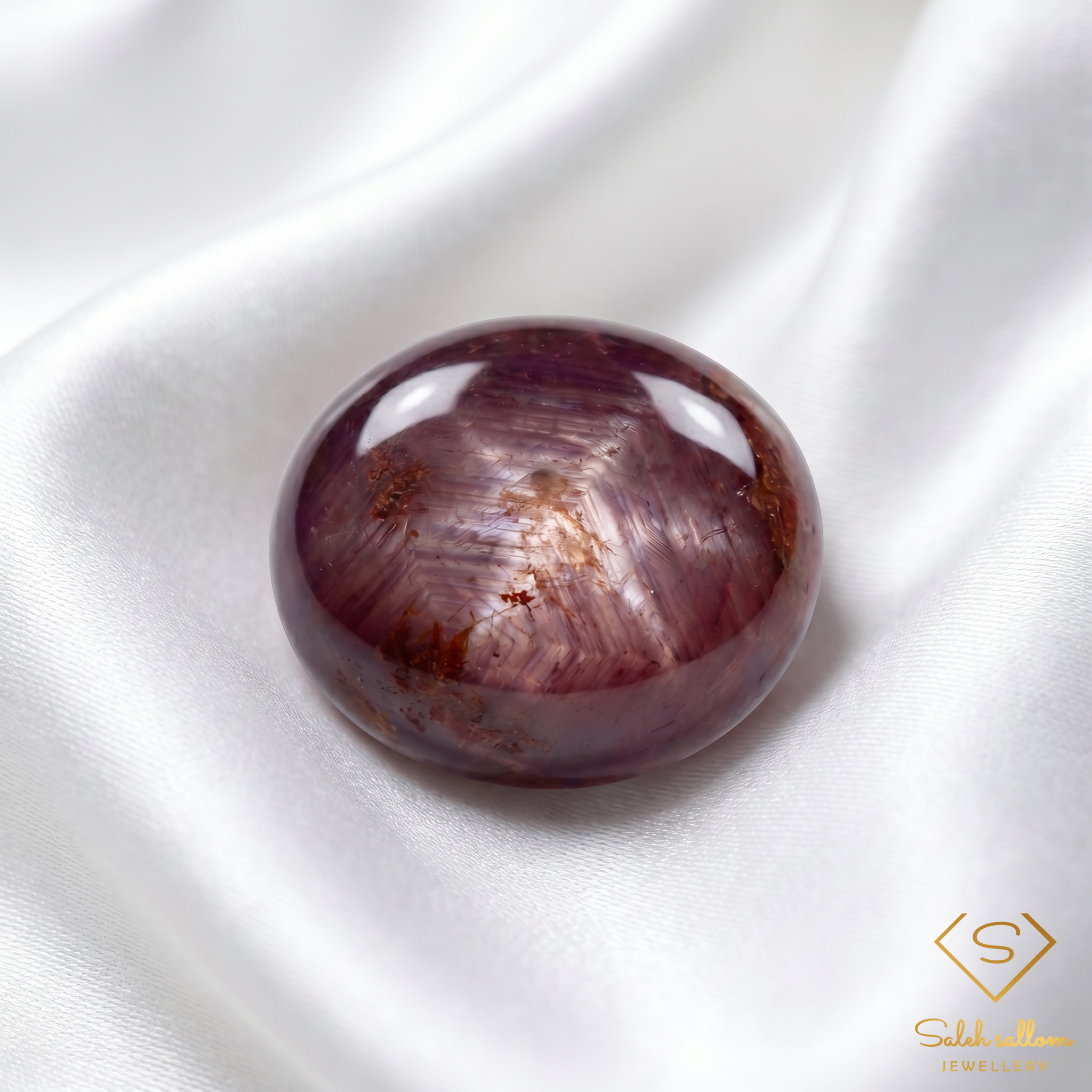 Natural Unheated 6-Ray Star Ruby | 11.93 Carat Oval Cabochon | African Collector Gemstone Secondary image