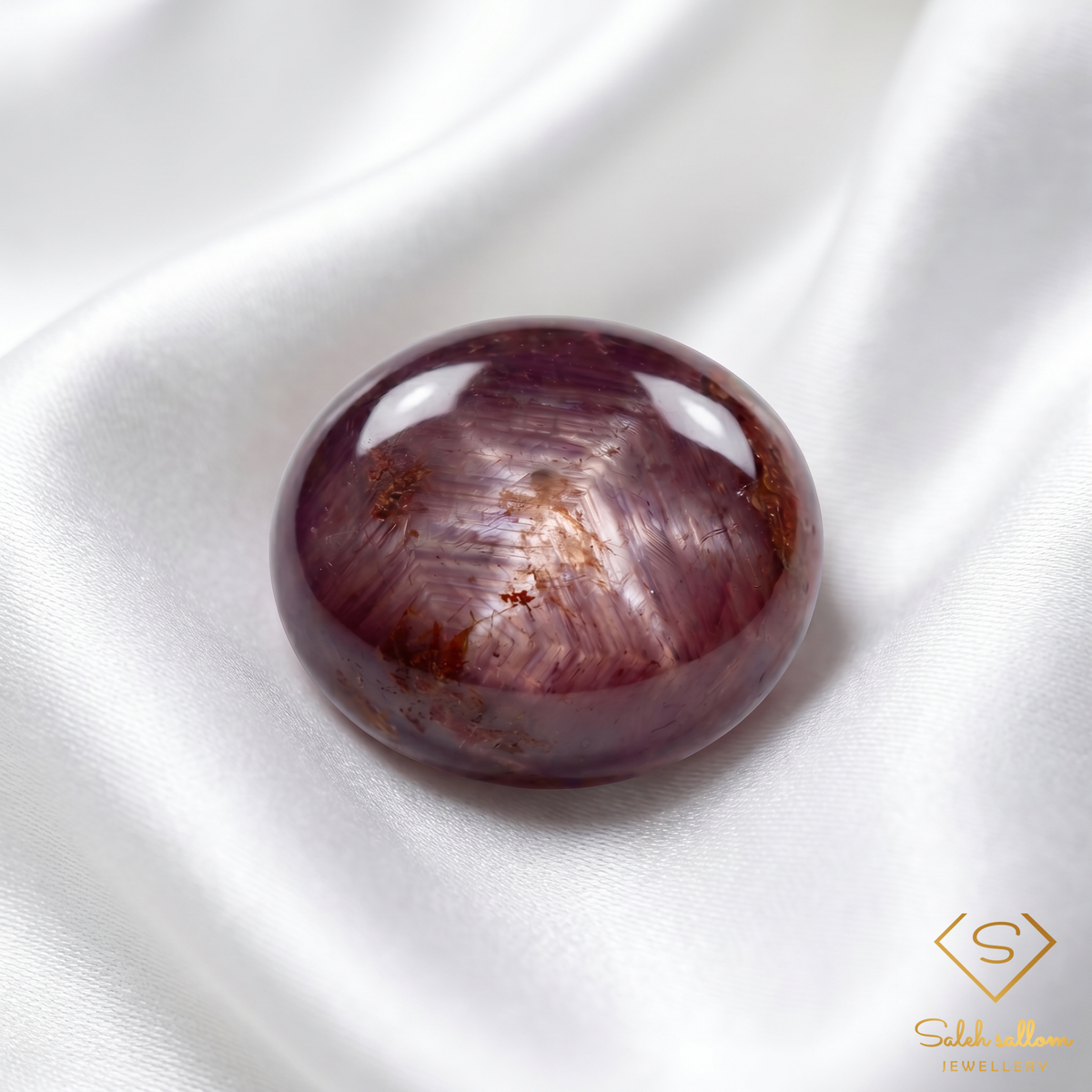 Natural Unheated 6-Ray Star Ruby | 11.93 Carat Oval Cabochon | African Collector Gemstone
