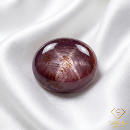 Natural Unheated 6-Ray Star Ruby | 11.93 Carat Oval Cabochon | African Collector Gemstone