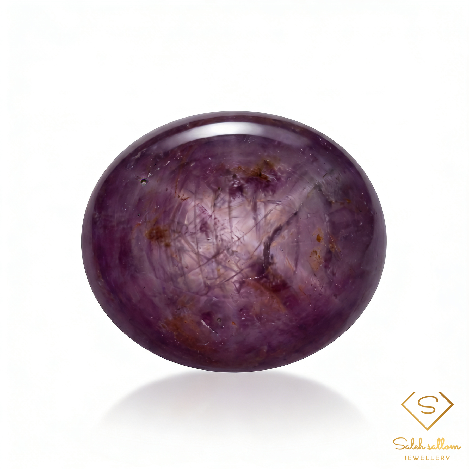 Natural Unheated 6-Ray Star Ruby | 14.22 Carat Oval Cabochon | African Collector Gemstone