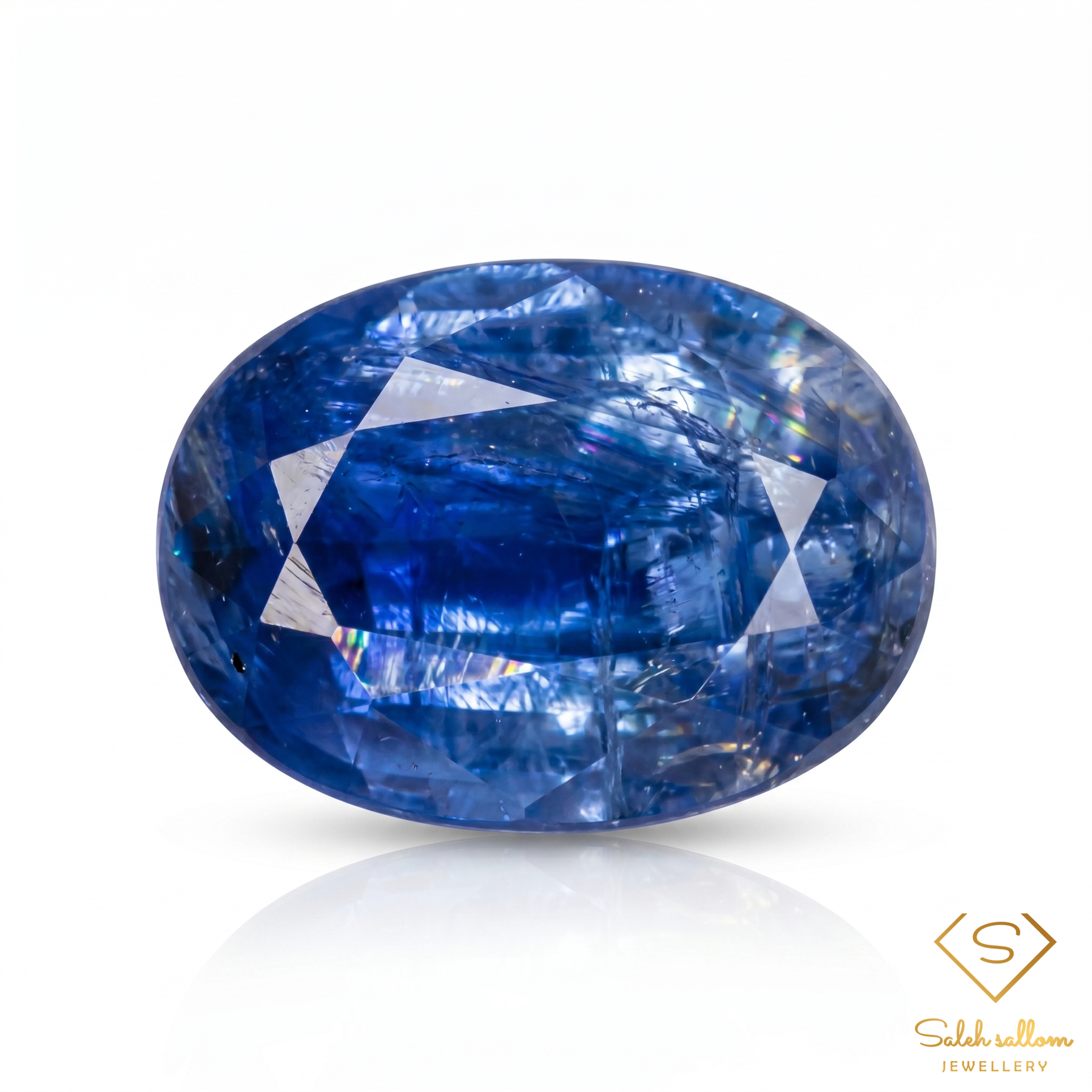 Natural Untreated Blue Kyanite | 1.56 Carat Oval Cut | Nepal Origin Gemstone