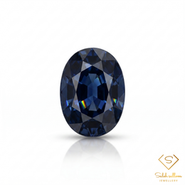 Natural Greenish Blue Sapphire | 0.91 Carat Oval Cut | Heated Australian Sapphire