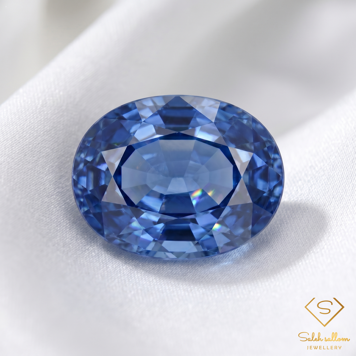Natural Ceylon Blue Sapphire | 1.03 Carat Oval Cut | Heated Sri Lankan Sapphire