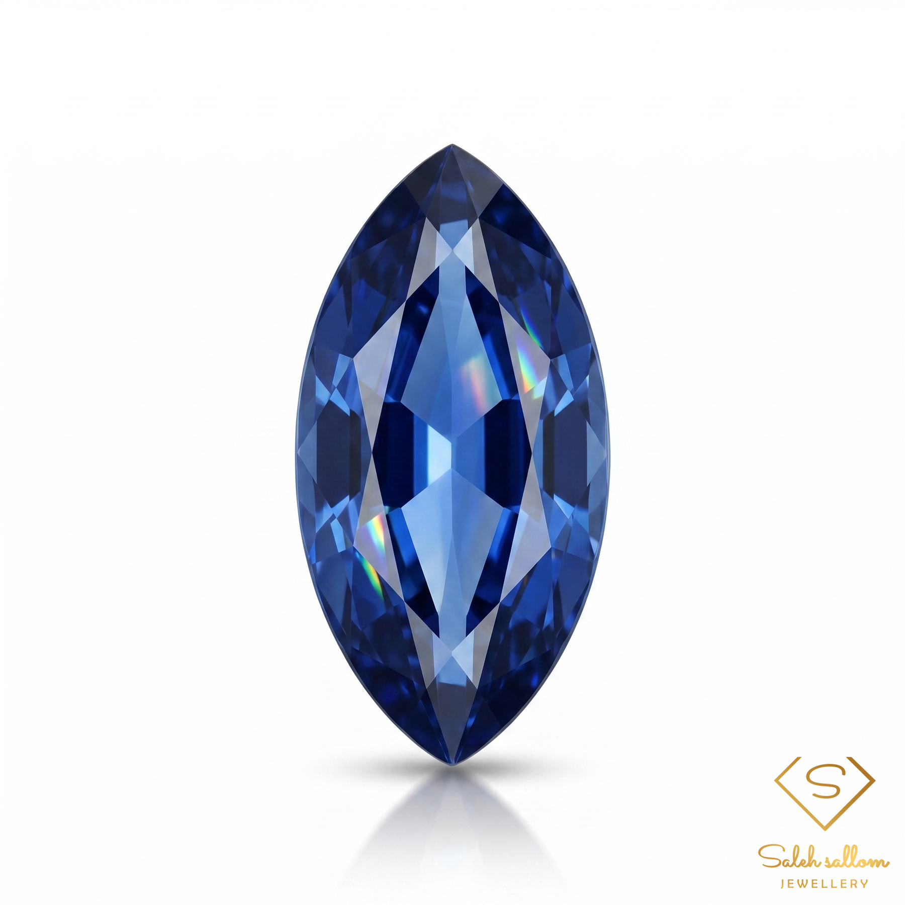 Natural Blue Sapphire | 0.73 Carat Marquise Cut | African Blue Sapphire Gemstone