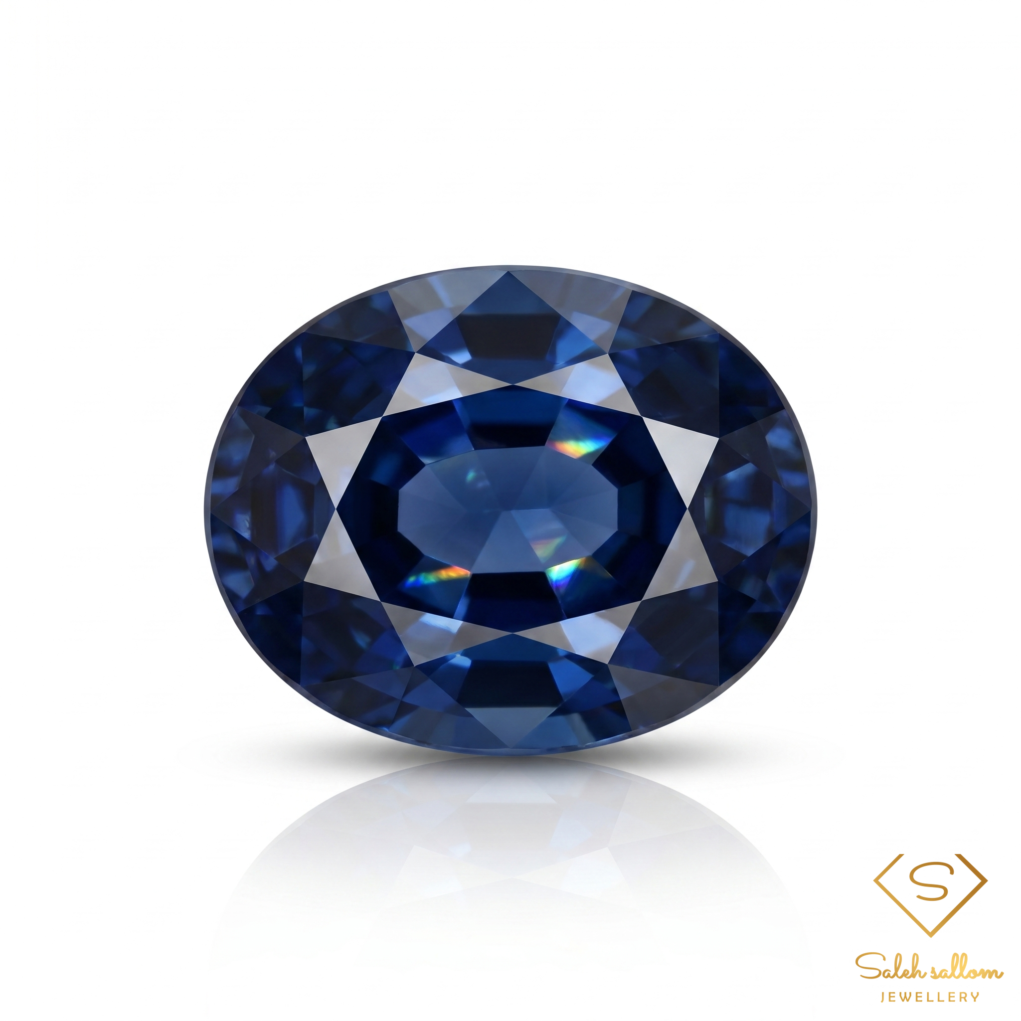 Natural Blue Sapphire | 1.16 Carat Oval Cut | Madagascar Blue Sapphire Gemstone Main image