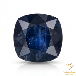Natural Deep Blue Sapphire | 1.22 Carat Cushion Cut | Australian Heated Sapphire Gemstone