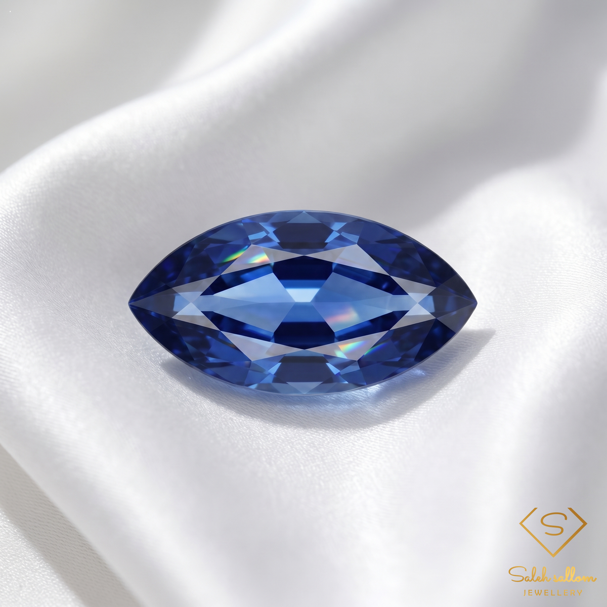 Natural Blue Sapphire | 0.73 Carat Marquise Cut | African Blue Sapphire Gemstone
