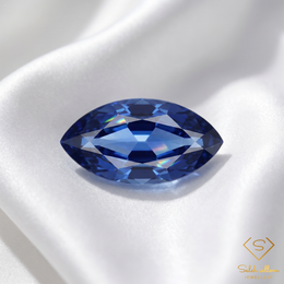 Natural Blue Sapphire | 0.73 Carat Marquise Cut | African Blue Sapphire Gemstone