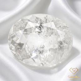 Natural Aquamarine | 3.87 Carat Oval Mixed Cut | Included Collector Aquamarine Gemstone