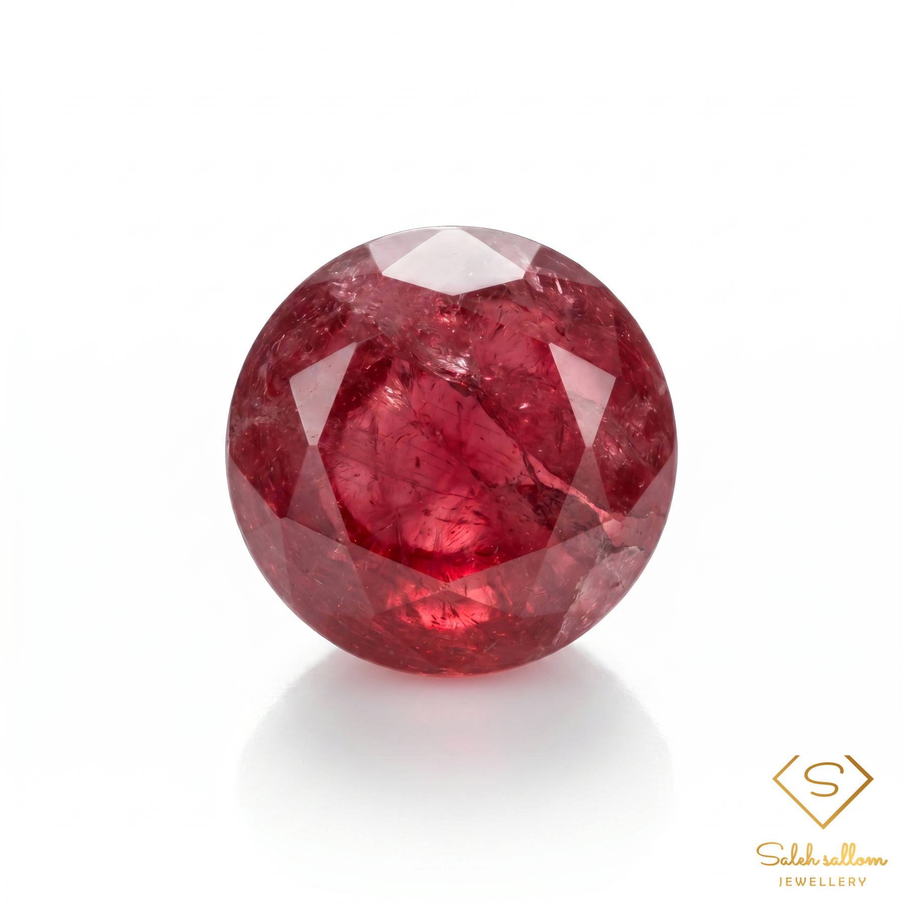 Natural Red Spinel | 4.66 Carat Round Rose Cut | Collector's Fine Gemstone