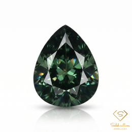 Natural Blue-Green Sapphire | 0.57 Carat Pear Mixed Cut | Fine Corundum Gemstone
