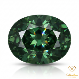 Natural Blue-Green Sapphire | 0.76 Carat Oval Mixed Cut | Fine Corundum Gemstone