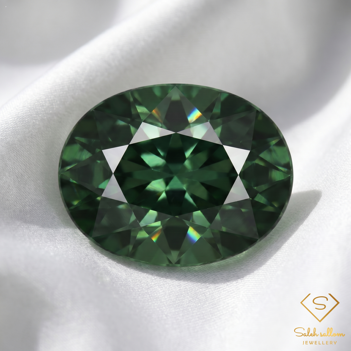 Natural Blue-Green Sapphire | 0.76 Carat Oval Mixed Cut | Fine Corundum Gemstone