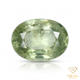 Natural Green Sapphire | 1.16 Carat Oval Mixed Cut | Fine Corundum Gemstone