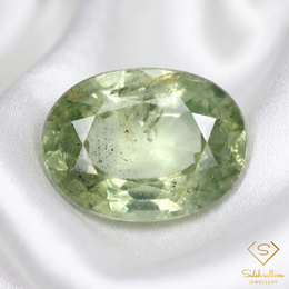 Natural Green Sapphire | 1.16 Carat Oval Mixed Cut | Fine Corundum Gemstone