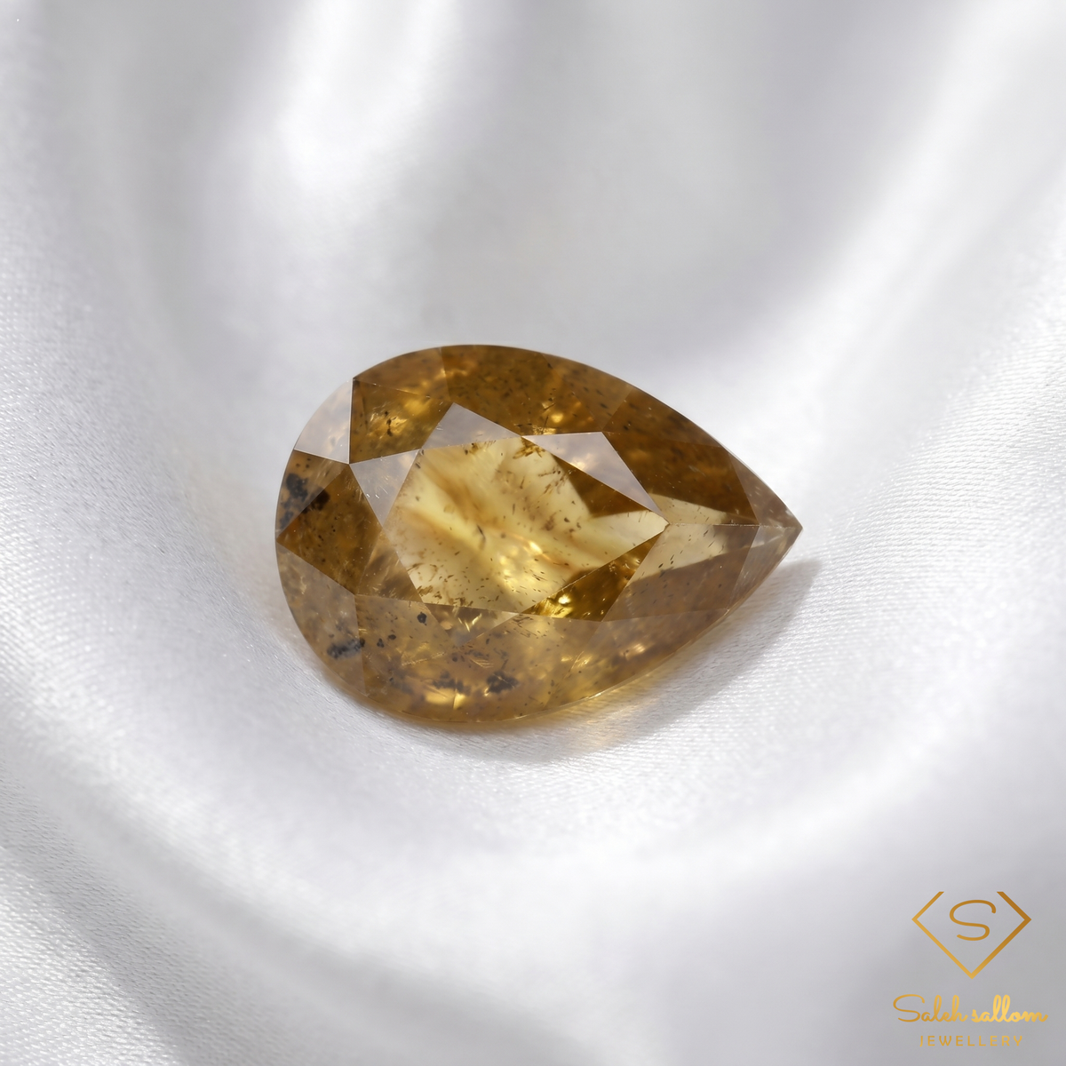 Natural Yellow Sapphire | 4.02 Carat Pear Mixed Cut | Golden Honey Corundum Gemstone