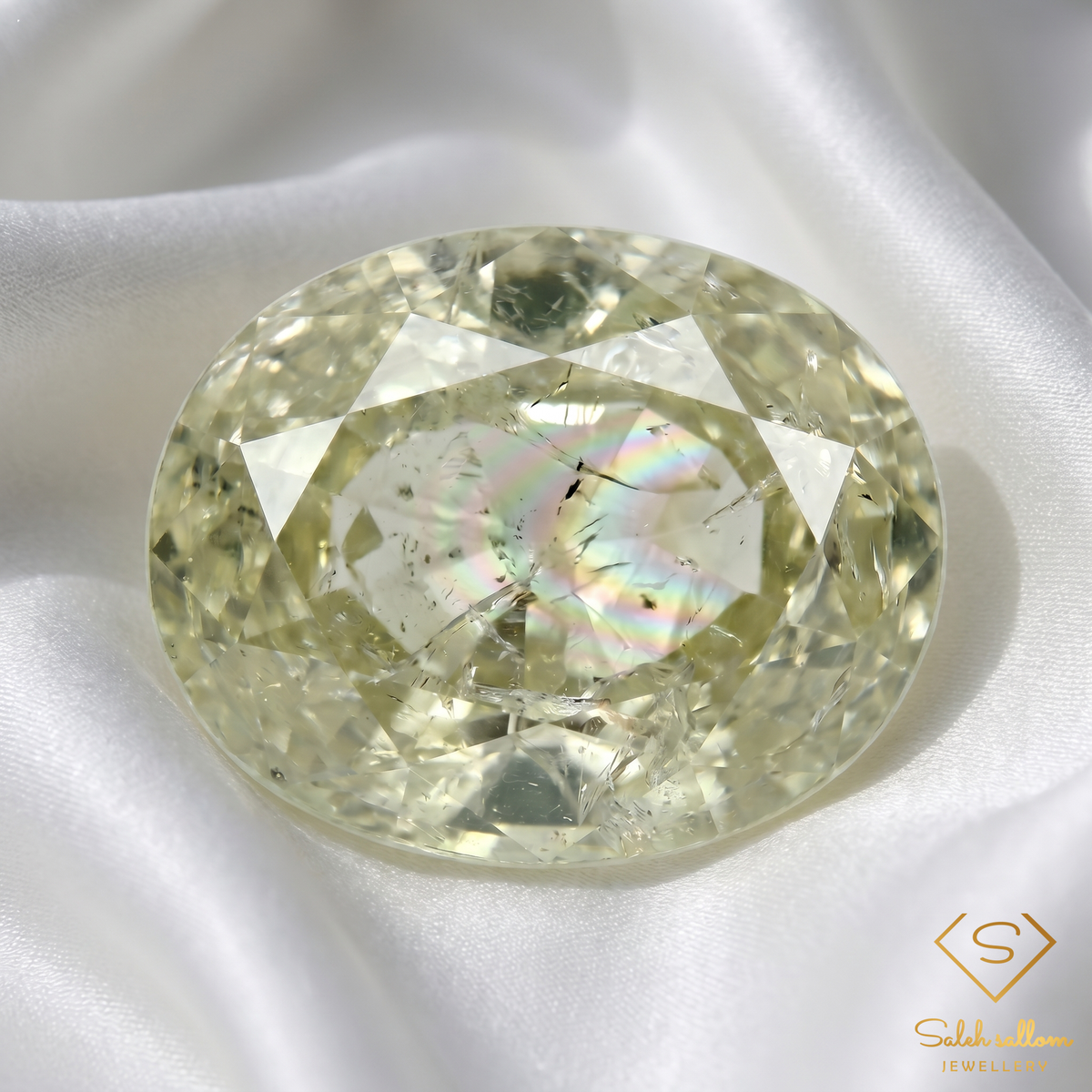 Natural Yellow Sapphire | 3.05 Carat Oval Mixed Cut | Fine Corundum Gemstone