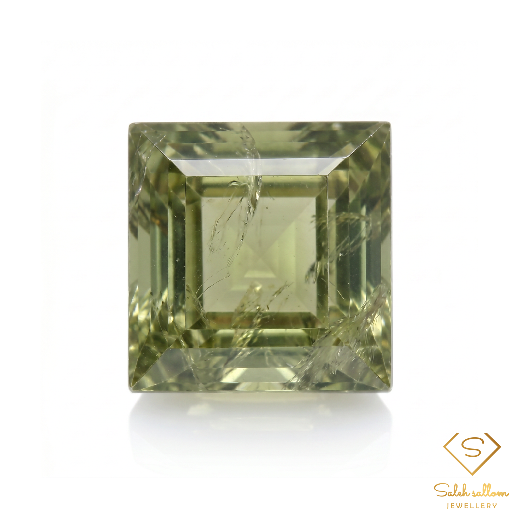 Natural Green Sapphire | 1.10 Carat Square Step Cut | Fine Corundum Gemstone