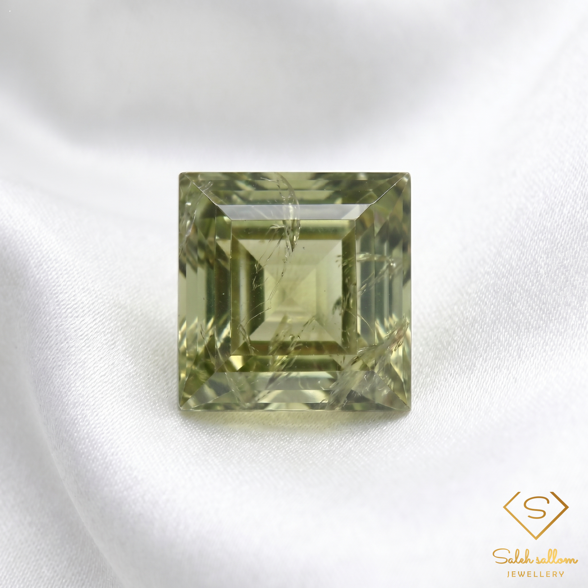 Natural Green Sapphire | 1.10 Carat Square Step Cut | Fine Corundum Gemstone Secondary image