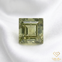 Natural Green Sapphire | 1.10 Carat Square Step Cut | Fine Corundum Gemstone