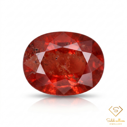 Natural Orange Sapphire | 1.59 Carat Oval Cut | Collector's Corundum Gemstone