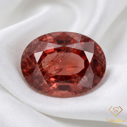 Natural Orangish Pink Sapphire | 1.46 Carat Oval Cut | Collector's Corundum Gemstone