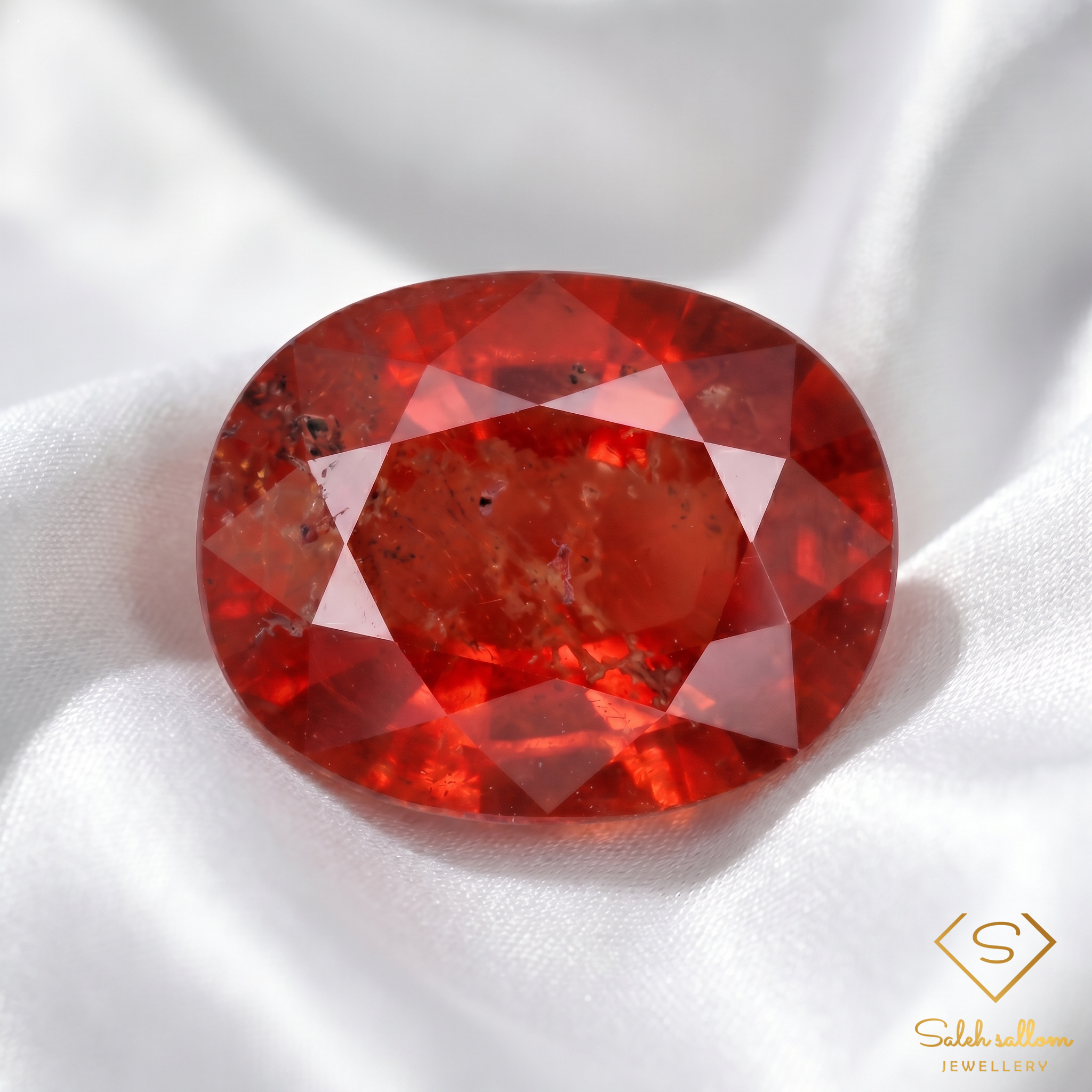 Natural Orange Sapphire | 1.59 Carat Oval Cut | Collector's Corundum Gemstone Secondary image