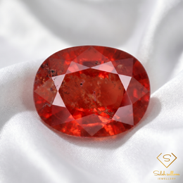 Natural Orange Sapphire | 1.59 Carat Oval Cut | Collector's Corundum Gemstone