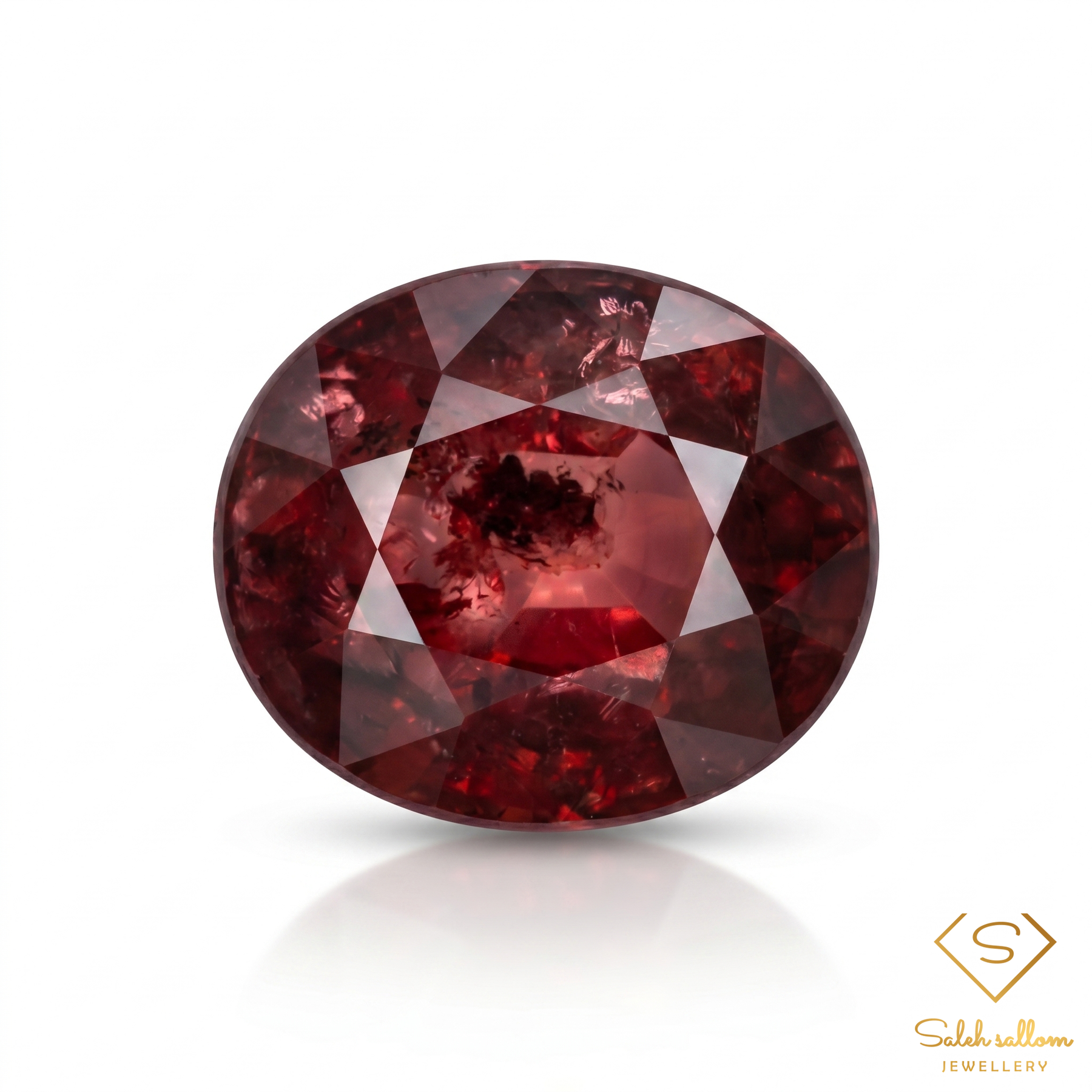 Natural Red Sapphire | 1.25 Carat Oval Cut | Collector's Corundum Gemstone