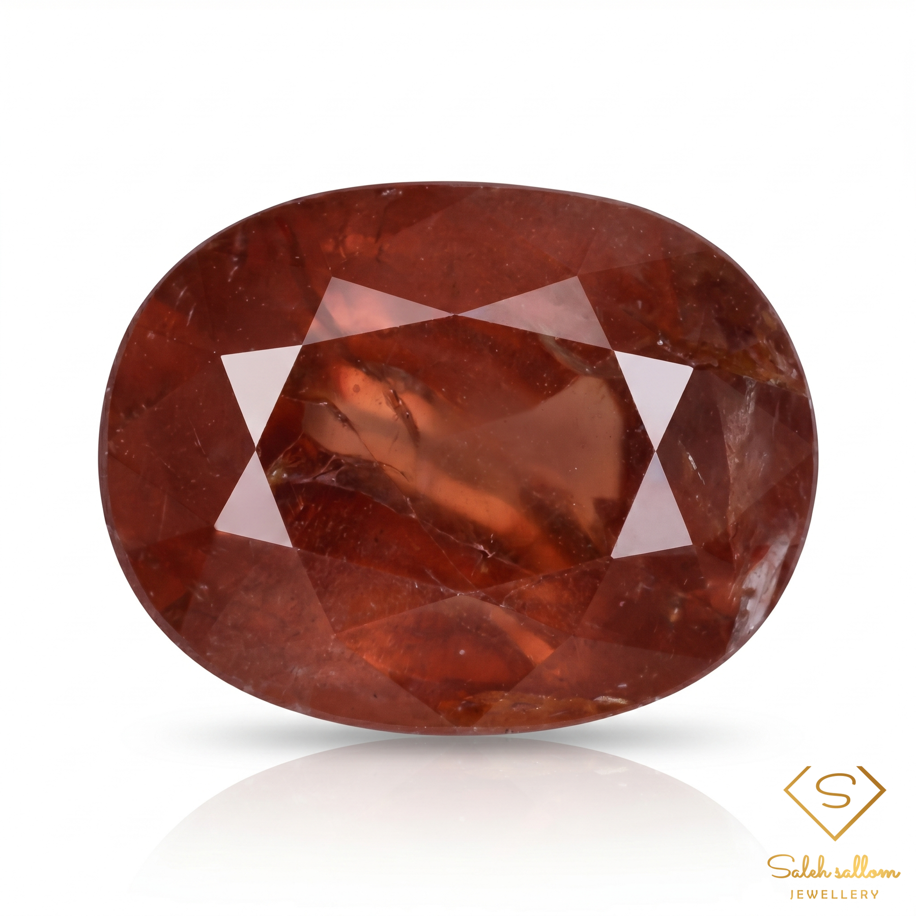 Natural Orange Sapphire | 1.14 Carat Oval Mixed Cut | Collector's Corundum Gemstone