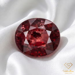 Natural Red Sapphire | 1.25 Carat Oval Cut | Collector's Corundum Gemstone